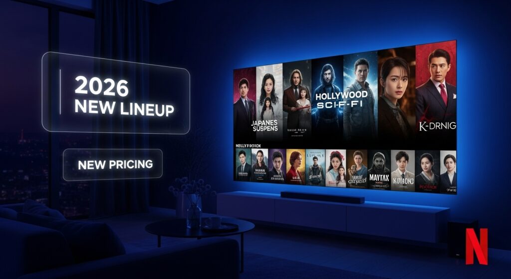 2026年Netflix新作ドラマ独占配信リストと最新の視聴料金ガイド