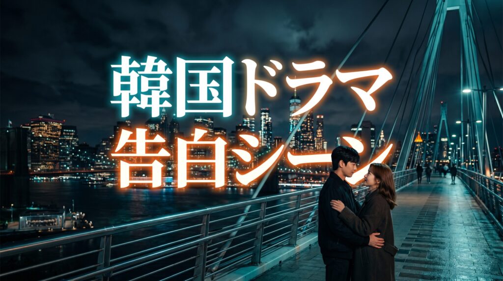 「愛してる」だけじゃ足りない。字幕が切り捨てた『涙の女王』『トッケビ』の本当の告白を、あなたはまだ知らない。