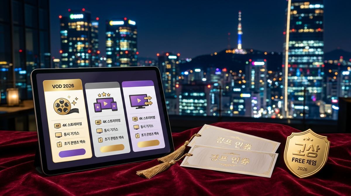 【韓国ドラマ VOD無料期間 終了後 高額請求 回避術 2026年】💡 2026年最新！韓国ドラマ向け主要VOD無料トライアル規約と比較｜韓国ドラマ VOD無料期間 終了後 高額請求 回避術 2026年の図解解説画像