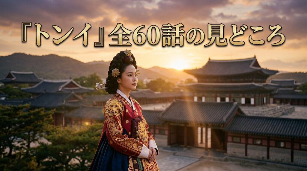 韓国時代劇の最高峰『トンイ』全60話の見どころ・相関図・伏線回収を徹底解説！配信VOD比較と泣ける名シーン