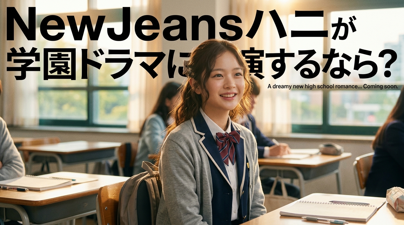 【2026最新】NewJeansハニが学園ドラマに主演するなら？ドハマり確実な役柄5選と相手役キャスト妄想考察