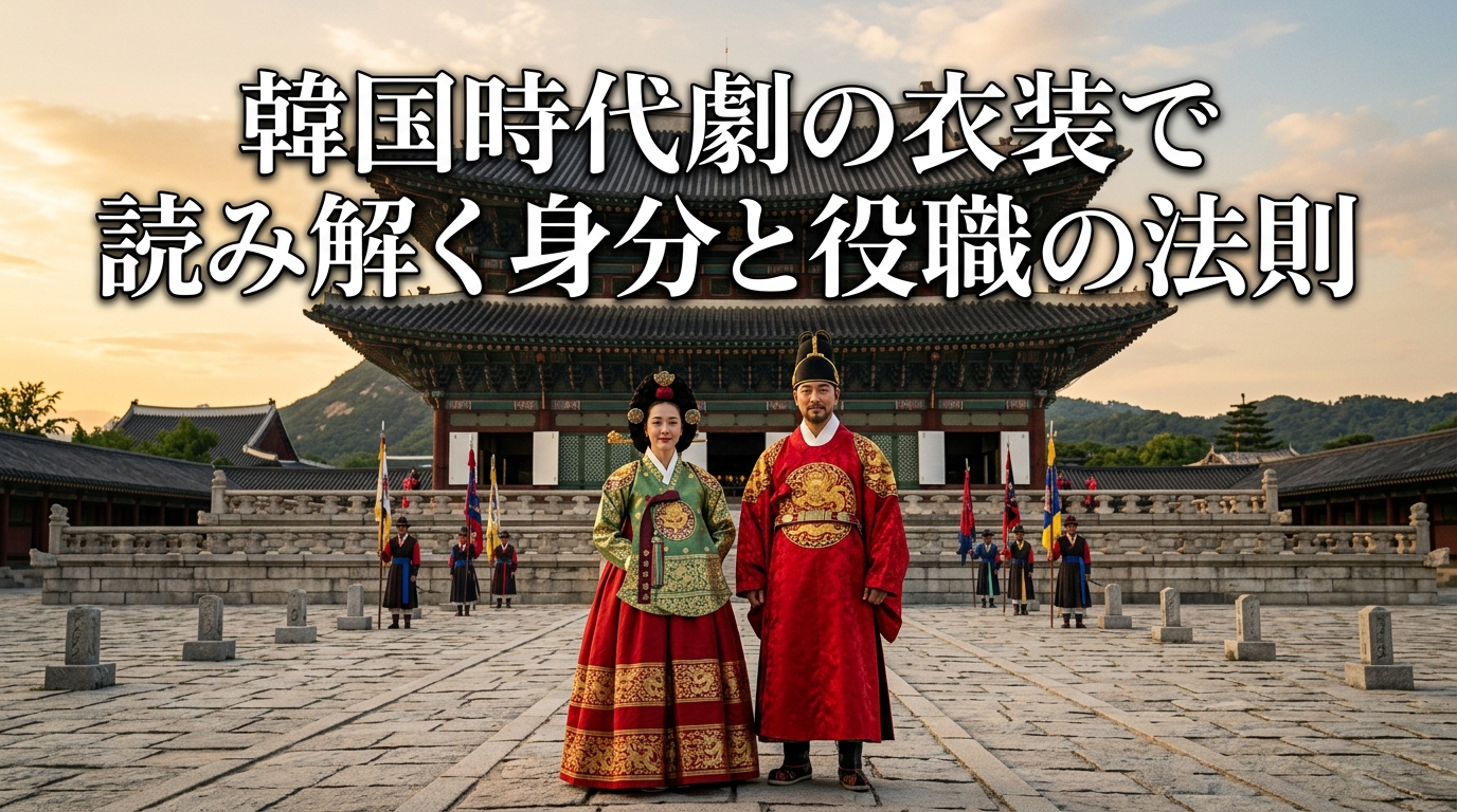 韓国時代劇の衣装で読み解く身分と役職の法則！服の色・胸章（補）・装身具の意味を徹底解説