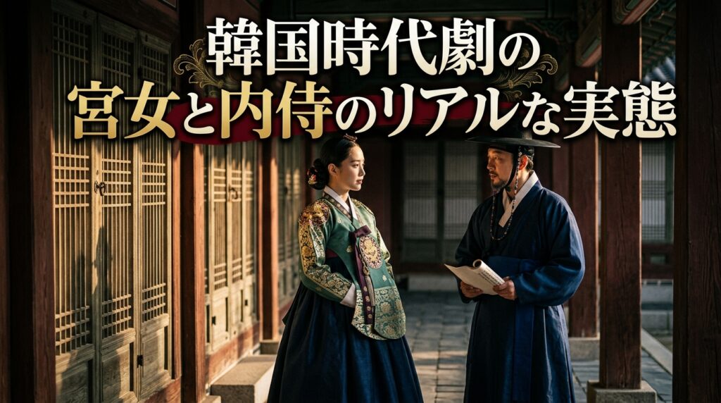 韓国時代劇の宮女と内侍のリアルな実態！一生独身の掟・禁断の恋の処刑から給料・出世レースまで徹底解剖