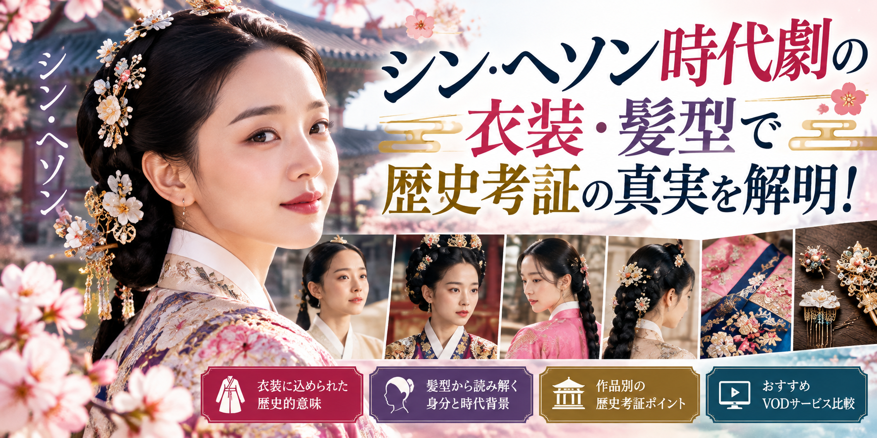 シン・ヘソン時代劇の衣装・髪型で歴史考証の真実を解明！