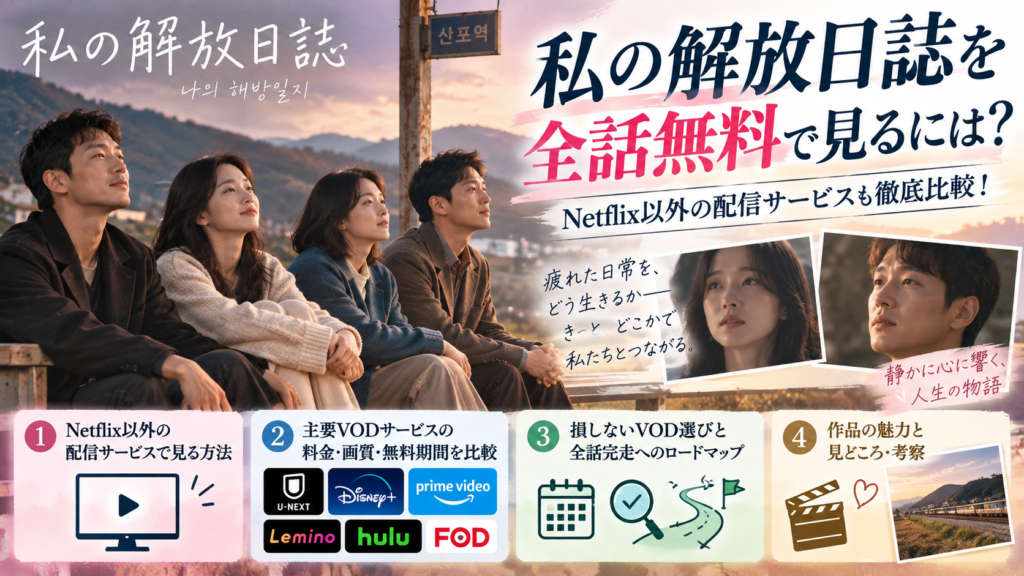 私の解放日誌を全話無料で見るには？